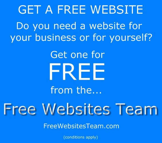 Get a website for FREE
