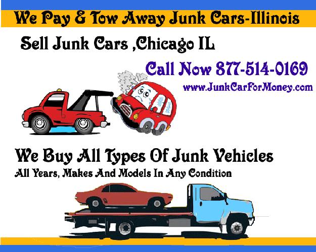 Get Cash For Junk Car in Burbank Oak Lawn Berwyn Cicero Chicago Illinois Call 708-689-3312