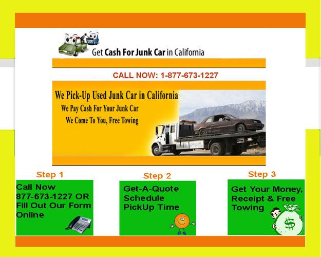 Get Cash For Junk Car Palm Springs, Thousand Palms, Twin Peaks, Banning, California