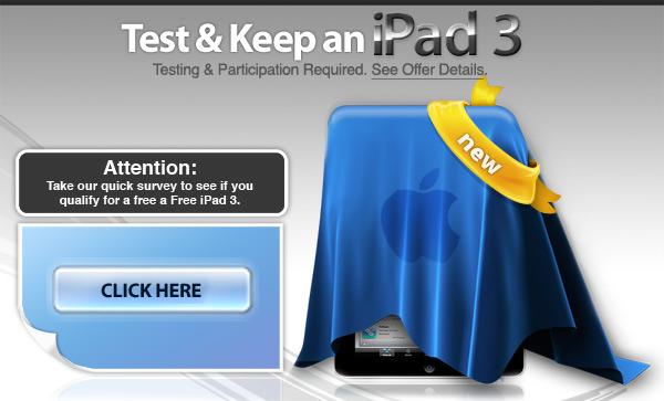 ==&&&&===Get free Ipad3 - Test & Keep Ipad 3 - Limited Time Offer====