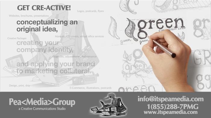 Get GREEN-Active: Logos Websites Cards Flyers Brochures Posters Menus DESIGN and PRINT DEALS!