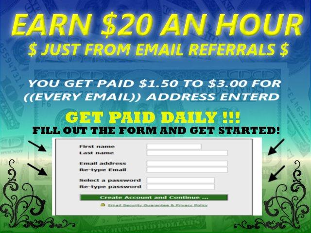 **Get paid $40 every ten minutes** $150+ daily!!