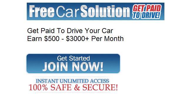 Get Paid To Drive Your Own Car