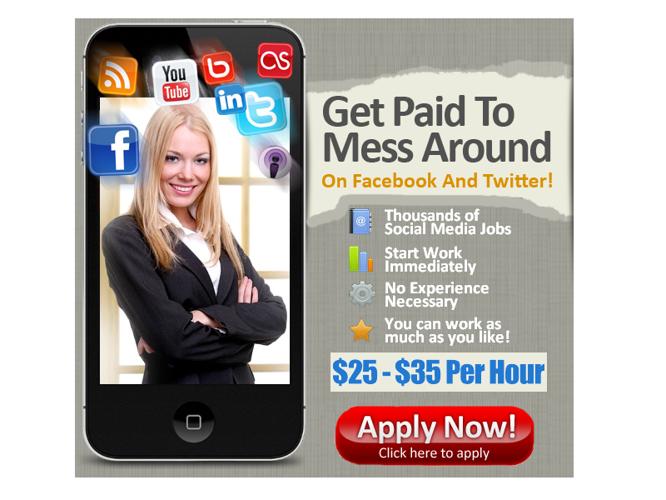 Get Paid to Mess Around on Facebook & Twitter! Up To $316/day
