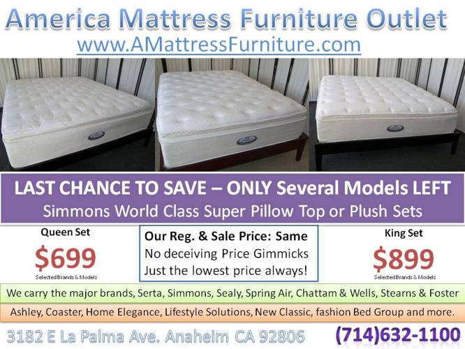 Get your Simmons Beautyrest Mattress while supplies last