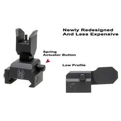 GG&G AR15 BUIS Front Flip-up Sight Picatinny Mount Black