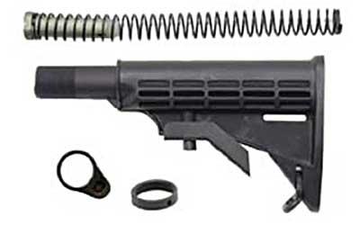 Global Military Gear Stock Black With Tube Assembly AR Rifles GMG-6PS