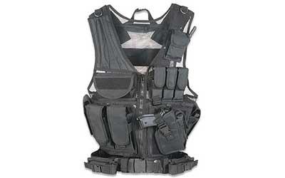 Global Military Gear Vest Black GMG-TV1