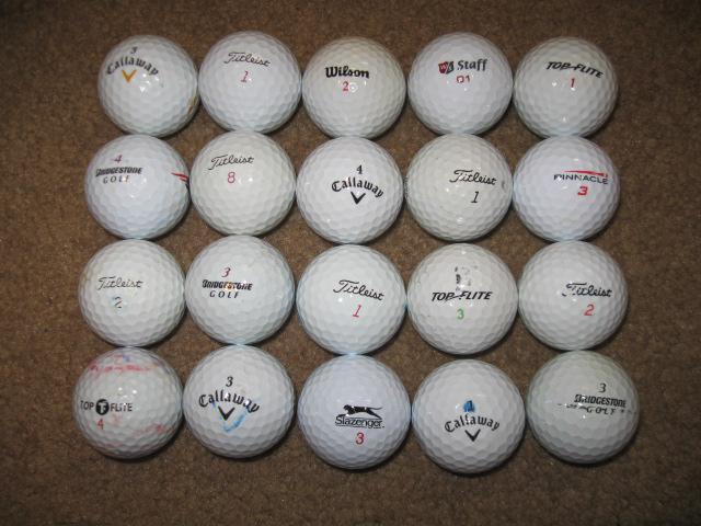 Golf Balls: 50 cents (used - CLEAN)