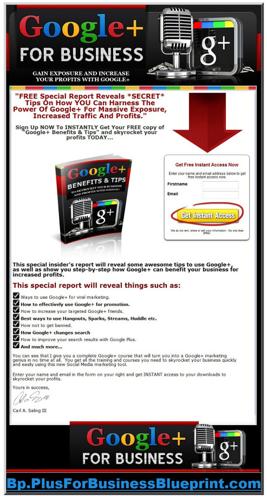 GOOGLE PLUS For BUSINESS - Gain Exposure and Increase Your PROFITS WITH GOOGLE PLUS - Easy SetUp zC