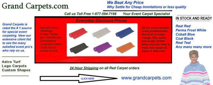 ¸¸.?*´¨`*?.¸¸ Grand Carpets ---- red carpet and much more for your event ¸¸.?*´¨`*?.¸¸