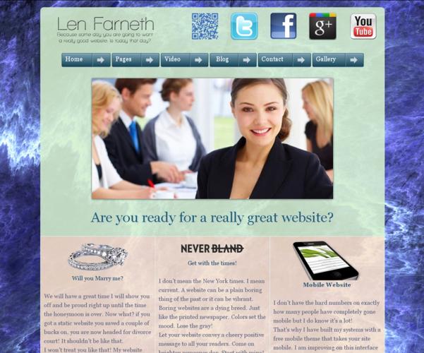 Great Dynamic Website Custom Built with pride From $149.00