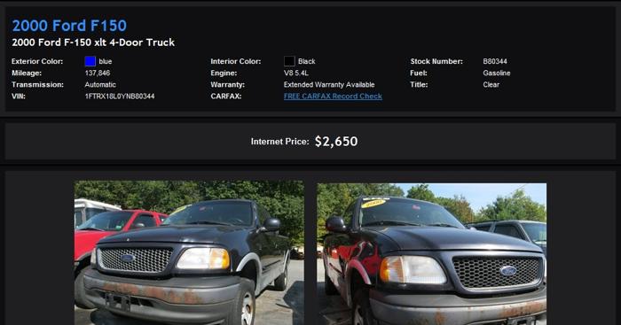 Great Rates 2000 Ford F150