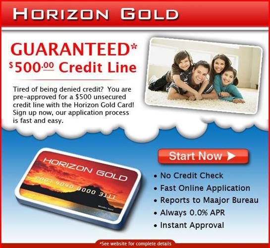 Guaranteed Unsecured Credit Limit! Get Started Today!