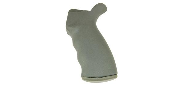 GUNTEC AR-15 Thin Profile Rubber Pistol Grip With Storage Compartment O.D. Green