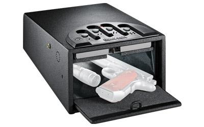 GunVault Deluxe Mini Vault Safe 12X8X5 Black GV1000C-DLX