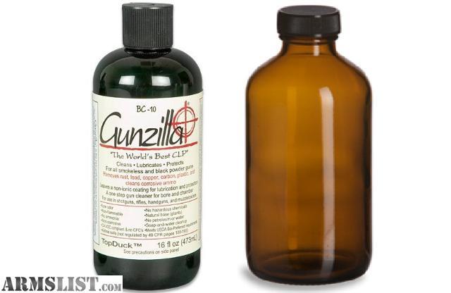 Gunzilla Non-Toxic Gun Cleaner...cleans/lube/protects in one...16oz bottle