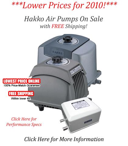 Hakko Air Pumps, Pond Supplies, Lowest Price