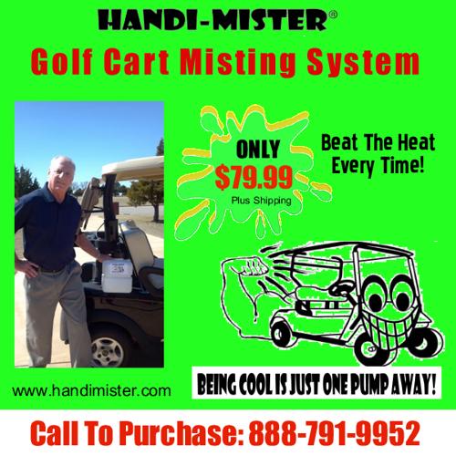 Handi Mister Golf Cart Misting System - Stay Cool Golf Better