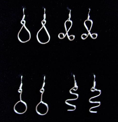 Handmade sterling silver earring retail only at 9.99