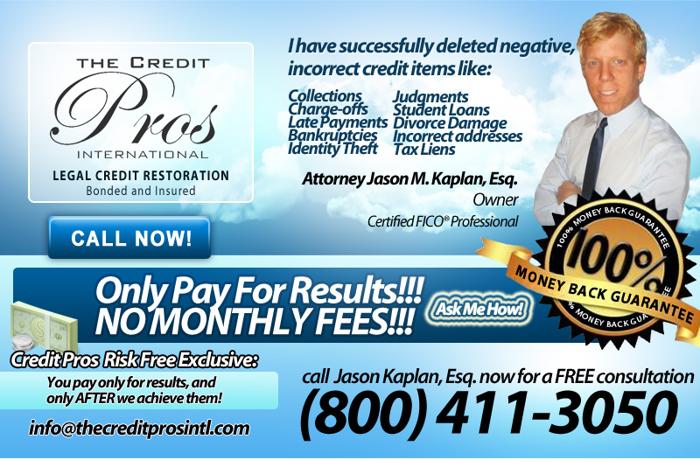 Have a credit removal specialist work for you