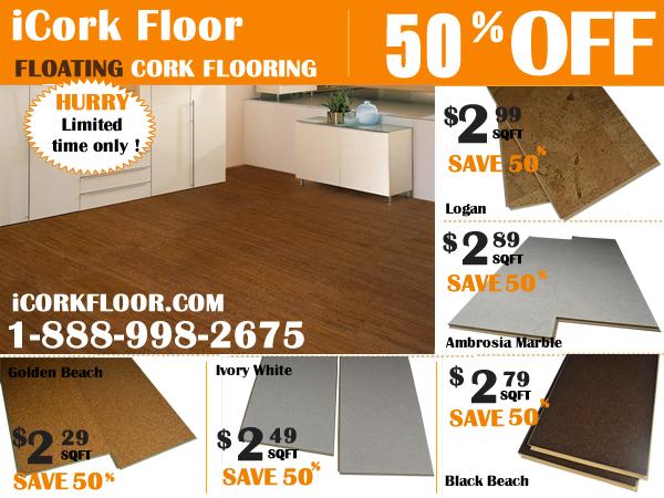 Healthy living begins with cork flooring. Discount flooring for Gym flooring, bathrooms, etc