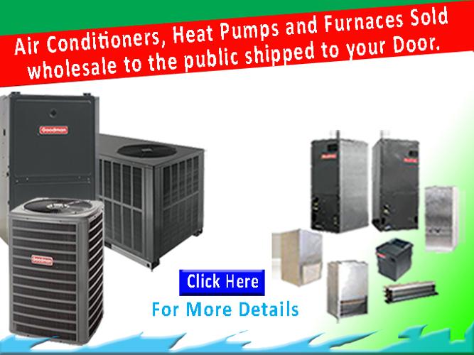 Heat Pumps shipped to your door for not much