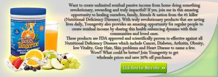 Help End Nutritional Deficiency Diseases While Creating Residual Income!