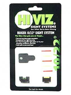 Hi-Viz Sight Rug 10/22 Green Front/Rear RG1001