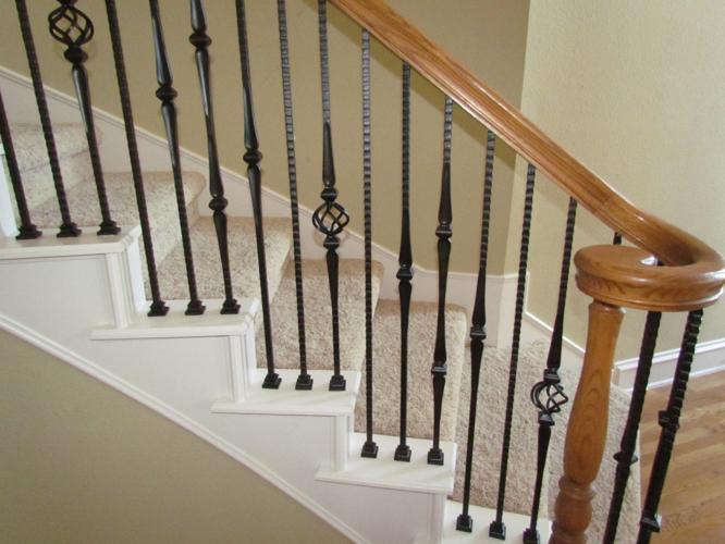 High quality and powder coated stair and balcony iron balusters and accessories