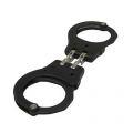 Hinge Handcuffs Hinge Aluminum Handcuffs (Black)