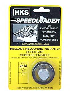 HKS Speedloader 45 ACP Black S&W 25-2 25M