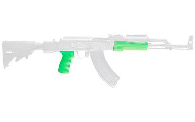 Hogue Grips Std. AK-47/AK-74 Zombie-X Stock Zombie-X Green Grip and.