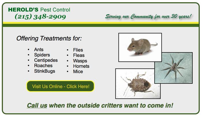 Holland PA Pest Control & Exterminator 215-348-2909
