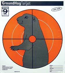 Hoppe's Critter Paper Target 10.5X12 Groundhog 20Pk CT2
