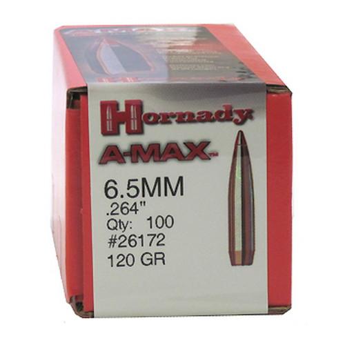 Hornady 26172 AMax 6.5mm 264 120gr (Per 100)