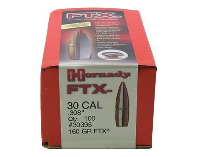 Hornady 30395 30 308 160gr FTX 30-30 (Per 100)