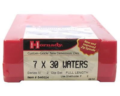Hornady 546304 Die Set 7X30 WATERS (.284)