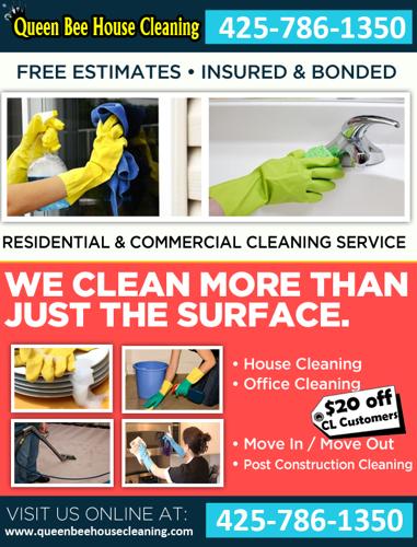 ~~ house cleaning, movein/out, foreclosure specialists, post construction clean up~
