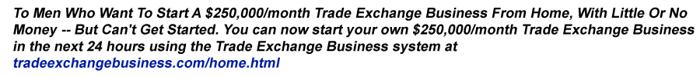 ? How Often Do You Find Yourself Saying: I Wish I Knew How To Start A $250,000/month Trade Exchange