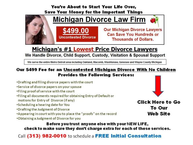 How to File Divorce In Michigan? +++++ $499.00 Uncontested Divorce