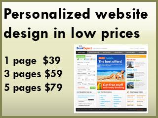 Html website design 3 pages at only $59 | Html website 5 pages at only $79