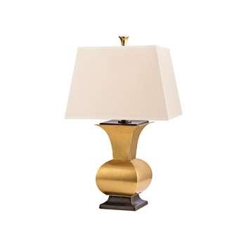 Hudson Valley Water Mill 1-Light Sm. Table Lamp Vintage Brass - L472-V
