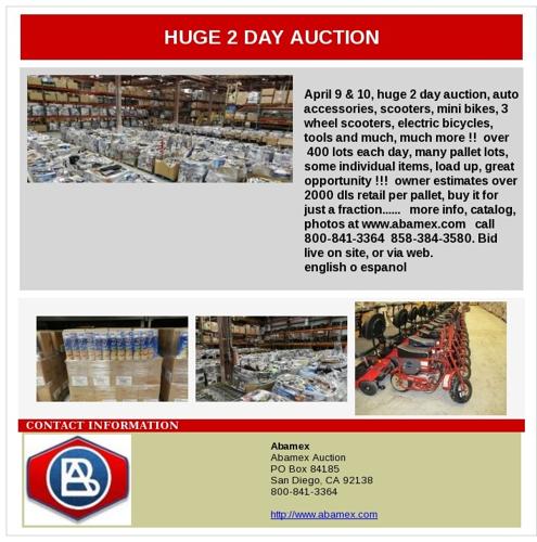 Huge 2 Day Auction