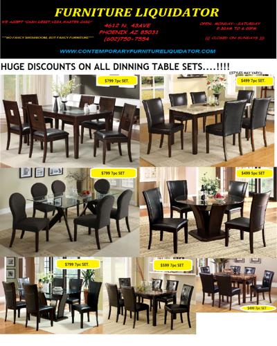 ?? Huge Sale on all Dinning Table sets ...... Direct from factory