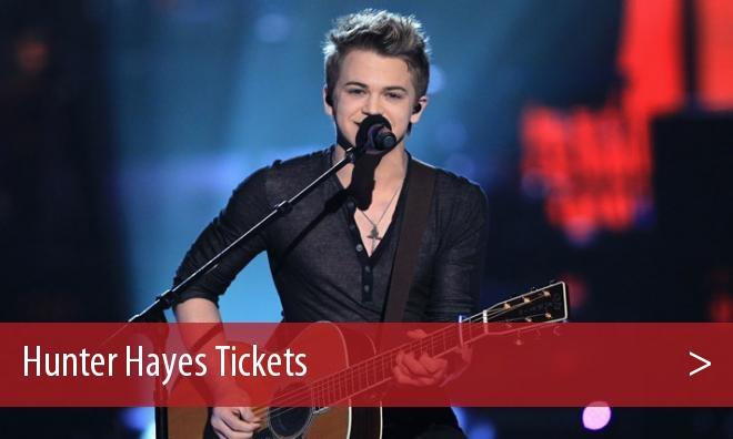 Hunter Hayes Columbia Tickets Concert - Colonial Life Arena, SC