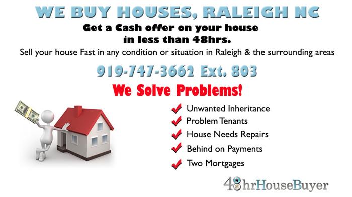 ~*~ I Buy Houses in the Raleigh Area... Easiest way to sell! ~*~