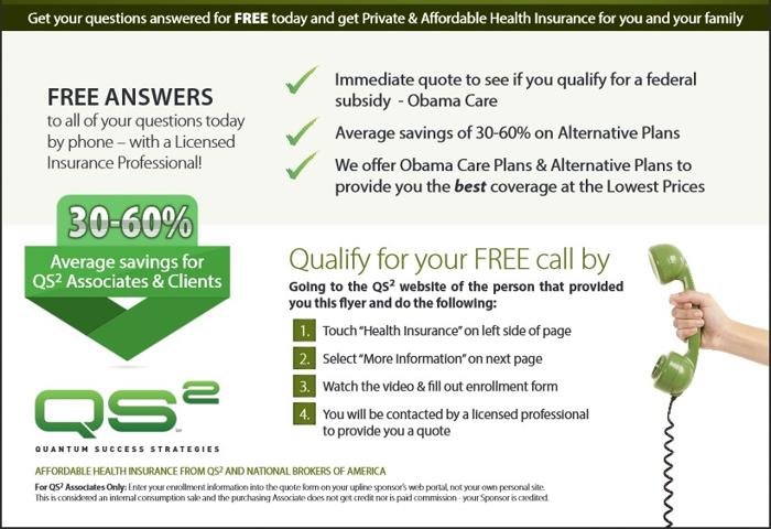 Immediate quote to see if you qualify for a federal subsidy - Obama Care