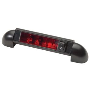 Innovative Lighting Adjustable Bunk Light Red LED Black Case (018-4.