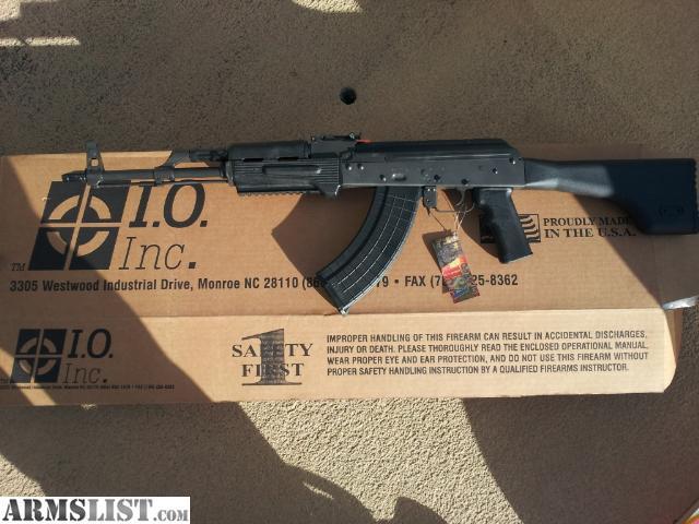 IO AK 47 SPORTER ECON BRAND NEW IN BOX NEVER FIRED UNDER COST LIMITED LIFE TIME WARRANTY SERIOUS BUYERS PLEASE